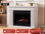 Dimplex 2kW Mini Mantle Portland Suite Electric Fireplace with Optiflame PLD16-AU