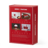 Lexon GIFT Set PANTONE - Includes Mino Mini, Flip Classic Clock, Mina M Lamp, Thykho 3 V398-LD-LBPT01-R