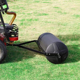 Tow Behind Lawn Roller, 400lbs Sand/Water Filled Yard Roller, LLDPE Drum and Steel Frame Sod Roller V952-QYSCPGL400B353QE4V0