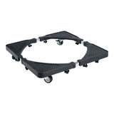 Appliance Drip Tray with Wheels, Adjustable Mobile Washing Machine Stand with Drainage, Heavy Duty V1366-AZ2-W-23330