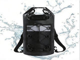 Roll-Top Backpack Dry Bag with Handle for Fishing Boating and Camping Black - L V1308-DSZKI-275-3