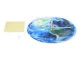 Earth Wall Clock Acrylic Silent Movement Accurate Cutting Stable Non Ticking Space Science Clock for V1294-YM0710-3115210161511