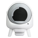 PaWz Smart Self Cleaning Cat Litter Box APP Control White PT1266-WH