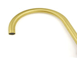 Brushed Gold Round Kitchen Mixer Sink Tap 360&deg Swivel Laundry Basin Faucet Spout V1233-KRD501G