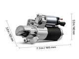 Starter 17986, Starter Motor Replacement Compatible with Buick 3.6L V6 06-08, Cadillac SRX 3.0L V6 V952-DDQDMDPN17984J8R3001V9
