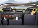 car organizer, car storage, car accessories, high quality organizer, multiple compartments, V1106-805-BLA-29863