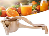 Aluminum Alloy Portable Household Manual Orange Lemon Squeezer Juicer Squeezing Kitchen ToolGold V1294-YM0901-3118200024912