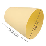 Yellow Plastic Trash Bin - Versatile, Modern, and Space-Saving V1366-AZ2-W-23802