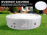 4.5 Ft Inflatable Hot Tub Cover Foldable Energy Saving Lid for Round Outdoor Inflatable Hot Tubs V1294-YM0710-3111230294211