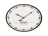 Love Grows Here Wall Clock 60cm V637-92105CLK