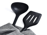 Black 10-Piece Premium Silicone Kitchen Utensil Set - Heat Resistant, Non-Stick Cookware V888-ELOSUNG21307