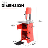 Meat Cutting Band Saw 10" meat mincer Bandsaw Sausage Filler Slicer Grinder V379-MEATBSAW250005