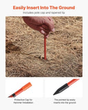 VEVOR 100Pcs Reflective Driveway Markers 7.87mm Dia 183cm Snow Stakes Reflector V952-CDBG72INCHCSWE3T6001V0