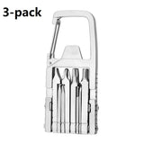 3-pack 13-in-1 Stainless Steel Multi Function Tool - SIM Card Ejector, Phone Stand, Screwdriver and V888-ELOSUNG56156-3