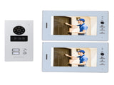 Wired Video Doorbell System 7 Inch Color HD Screen Visual Intercom Doorbell Swipe Card Intelligent V1294-YM0901-3114240047711