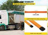 Load Height Measuring Stick, 15' Sturdy Fiberglass Truck Height Stick with Adjustable Pole, V952-GDSSCLGBD15FTKQS0V0