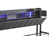 Levede King Bed Frame with Storage Headboard RGB LED BF1067-K