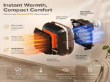 Wall Mount Mini Fan Heater Timer Portable Electric Heater Home Office V1221-XM-LB602-GM45