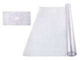 Plastic Table Cover, 48 x 48 Inch 1.5 mm Thick Clear Table Protector, Square PVC Desk Mat, V952-ZFXPVCZB48X40K46AV0