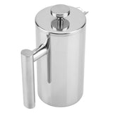 Double Walled Stainless Steel Coffee Maker French Press Tea Pot with Filter V1294-YM0727-JY11375-01