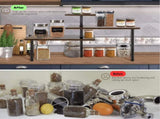CARLA HOME 3-Tier Wooden Corner Shelf Kitchen Spice Rack Organiser Home Storage & Organisation LSB-36117