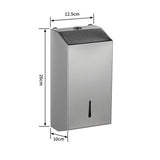 Paper Towel Dispenser - 304 Grade Stainless Steel, Wall Mounted, High Capacity Dispenser for V1192-AZ-W-7409