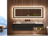 LED Bathroom Mirror Double Light Vanity Makeup Mirror Tall Full-Size Body Mirror 1200*600mm Double V767-XMR-C28-218-AU-V1