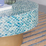 GOA SHELL COFFEE TABLE V742-78482BLUE