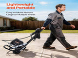 Stand Airless Paint Sprayer, 650W, 3000PSI High Pressure Airless Sprayer with Cart, Cleaning Brush, V952-ZSSPTJ650W03TBXWZ001V3