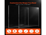 Plexiglass Acrylic Sheet, 2-Pack Plastic Sheets, 610 x 914 mm 6 mm Thick Clear Plastic Cast V952-YJBL2436INCHGD23KV0
