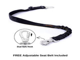 iBuddy Dog Seat Cover Car Hammock w/ Mesh Window & Dog Seat Belt V568-IB-P00027-SB