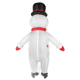 5.9ft Snowman Inflatable Costume Water Resistant Funny Snowman Blow Up Suit for Hallowmas Carnivals V1294-YM0901-3115240123911