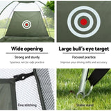 Everfit 3M Golf Practice Net And Training Mat Set Driving Target Green TENT-GR-GOLF-MAT-M