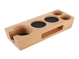 Wood Coffee Filter Tamper Holder Wooden Coffee Tamper Mat Stand for Home Cafe Restaurant Hotel V1294-YM0521-3118230076011
