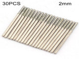 30Pcs 2.0Mm Diamond Saw Drill Hole Cutter Coated Solid Bits for Gemstone V1189-LWWAL-20260327-04061