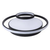 Modern LED Ceiling Light Dimmable Contemporary Black Flush Mount Ceiling Light Fixture for Bedroom V1294-YM0901-3119240065411