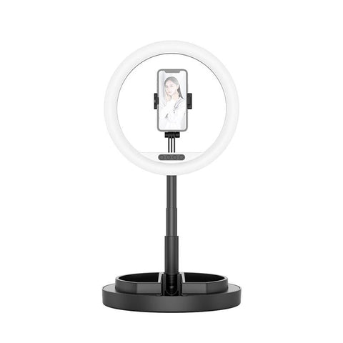 11 Inch Beauty Selfie Light With Desktop Bracket For Live Broadcast And Floor Use - Black V562-A109399100ADE