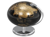Rotating Globe with World Map, Educational Desktop Globe for Adults and Kids, Home Office Decor, V1369-AZ3-W-21918