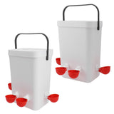 Large Capacity Automatic Chicken Waterer and Feeder Set 12 Liter Portable Poultry Automatic Waterer V1294-YM0703-3111230123211
