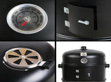 Grillz BBQ Grill 3-In-1 Charcoal Smoker BBQ-SMOKER-3IN1