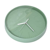 Mute Quartz Clock Wall Watch Minimalist Modern Plastic Wall Clock for Living Room BedroomGreen V1294-YM0523-3115220015812