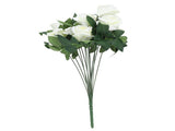 Artificial Roses with Long Stem Simulated Silk Flowers Real Looking Fake Roses Bouquet for V1294-YM0901-3115230060911