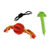 Dog Molar Toys Rubber Pets Teeth Cleaning Tool for Dogs Playing Cleaning SuppliesRed V1294-YM0901-3117210132311
