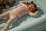 Intex Kidz Inflatable Travel Bed set with Hand Pump - Stars. Great for Travel 66810 V1032-IXKIDZBED-66810