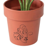 Set 2 Line Art Pot planters Assort 13cm V637-92061PLN