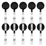 100 PCS Retractable Badge Reel Clips ID Card Holder Reel with Metal Belt Clip for Hanging Cards Key V1369-AZ3-W-11361