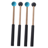 HOOWIFFY Drum Mallets Wooden Rubber 2 Pairs 8.7x1in V1189-WXFWAL-20260326-02425