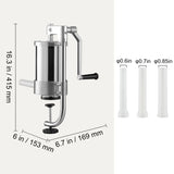 Sausage Stuffer 2.5LBS/1.5L Capacity Homemade Sausage Maker Stainless Steel V952-SDLSBXGGC15L18HO0V0