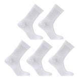 5X Rexy 3D Seamless Crew Socks Large Slim Breathable WHITE V274-GM-RX3DCW-L5-WH