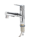 G1/2 Pull Out Sink Faucet Hot Cold Bathroom Sink Faucet Copper Alloy Rust Proof Water Tap for Basin V1294-YM0901-3112240020011